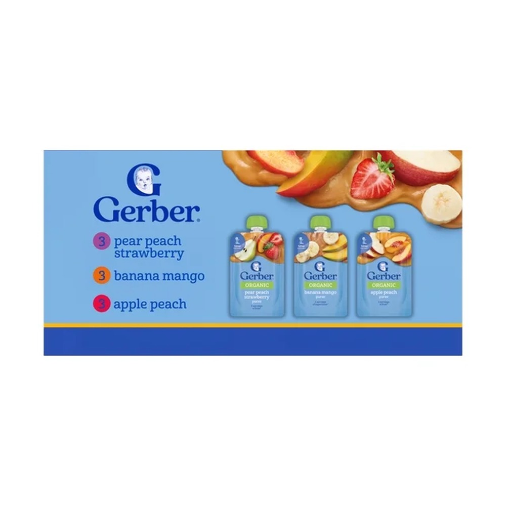Gerber Organic 2nd Foods Baby Food Variety Pack